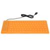 Silicone Keyboard Fully Sealed Design Lightweight Portable Silent Soft Comfortable USB Wired Silicone Keyboard for PC