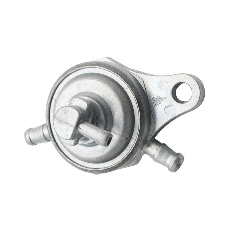 For GY6 50Cc/125Cc/150Cc Scooter Compatible Three-Way Gas Fuel Switch Pump Valve Petcock Featuring Fuel Filter& Fuel Line