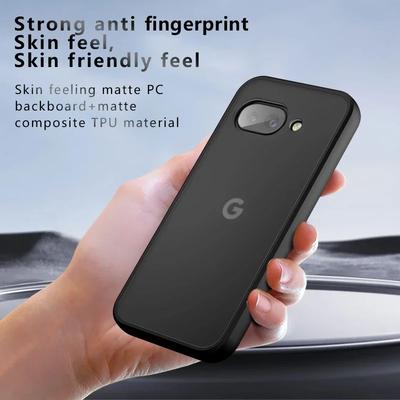 Матовый бронированный акриловый чехол для Google Pixel 9A Pixel9 A Роскошный ударопрочный прозрачный жесткий чехол для ПК для Pixel 9a 9 Pro XL 8A 7A Бампер