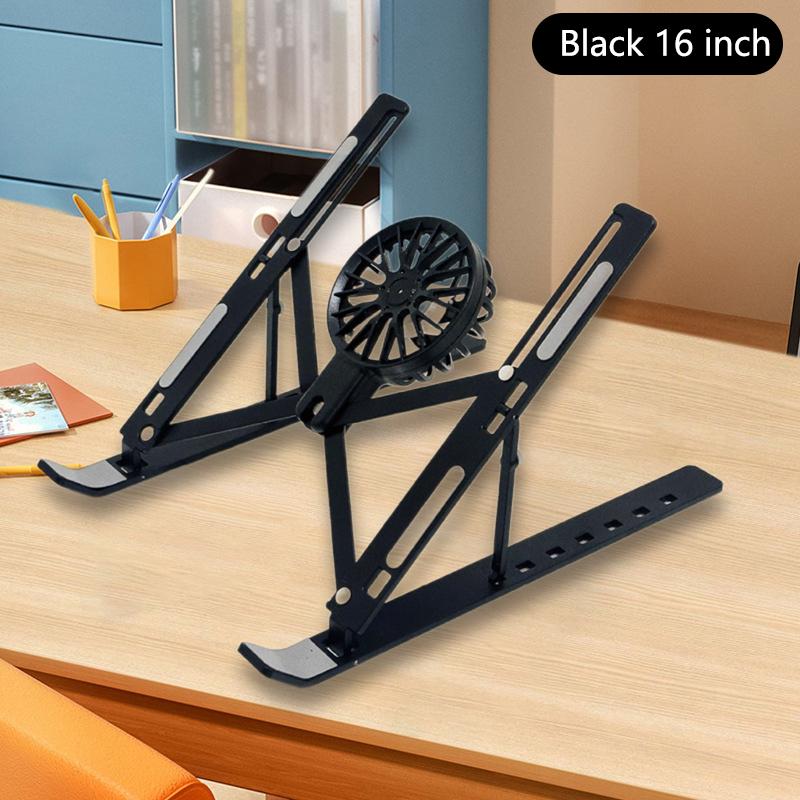 Подставка-кулер для ноутбука, складная охлаждающая подставка для ноутбука, портативная подставка для 16-18-дюймового планшета, ноутбука, настольный кронштейн с вентиляторами
