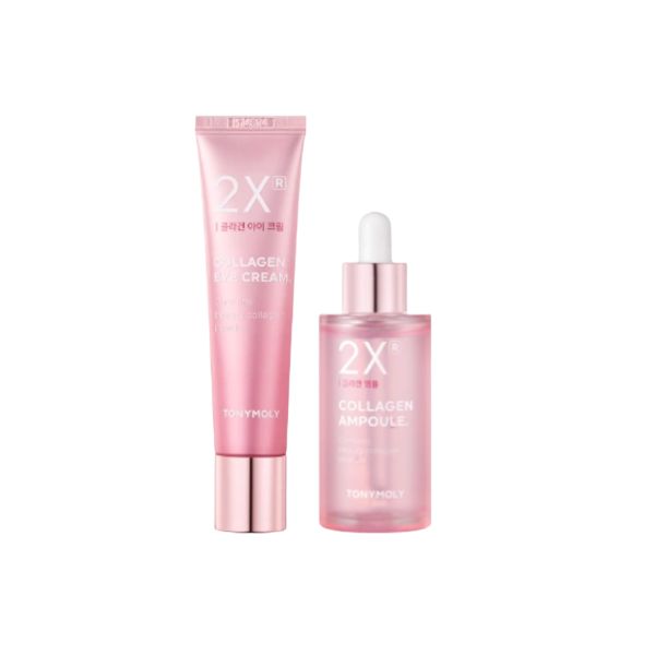 Tonymoly 2XR Collagen Ampoule 50mL + Eye Cream 30mL Set