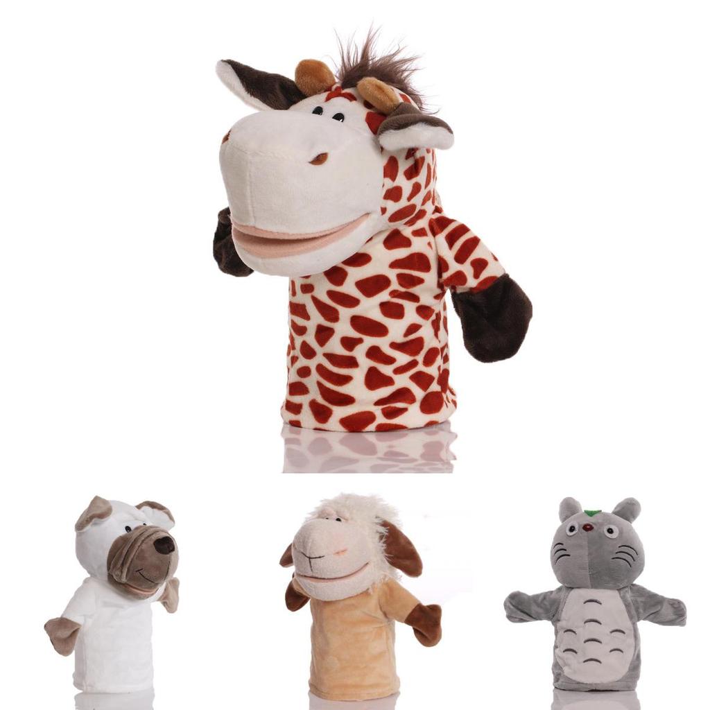 Interactive Hand Puppet Made Of Super Soft Plush Featuring Cute Animal Designs For Kids