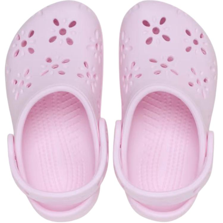 Crocs Classic Clog Comfortable Non-Slip Durable Low-Top Toddler Shoes Baby Shoes Pink 210944-6ZW
