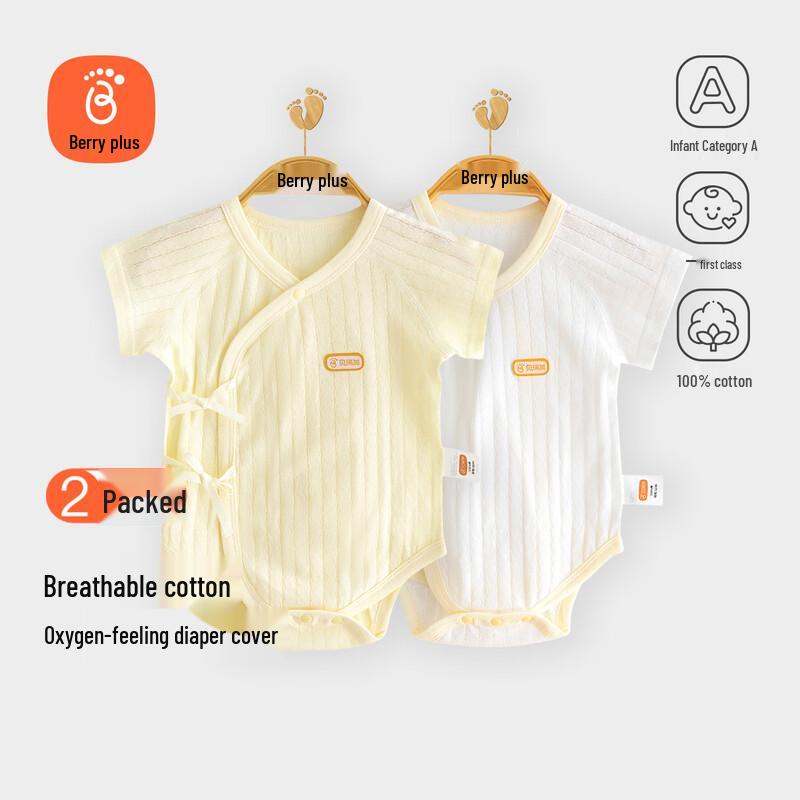 Babyprints Infant Short Sleeve Bodysuit 2-Pack