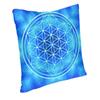 Роскошный элегантный чехол для подушки «Цветок жизни» 66*66 см, полиэстер с сакральной геометрией, наволочка для гостиной, наволочка