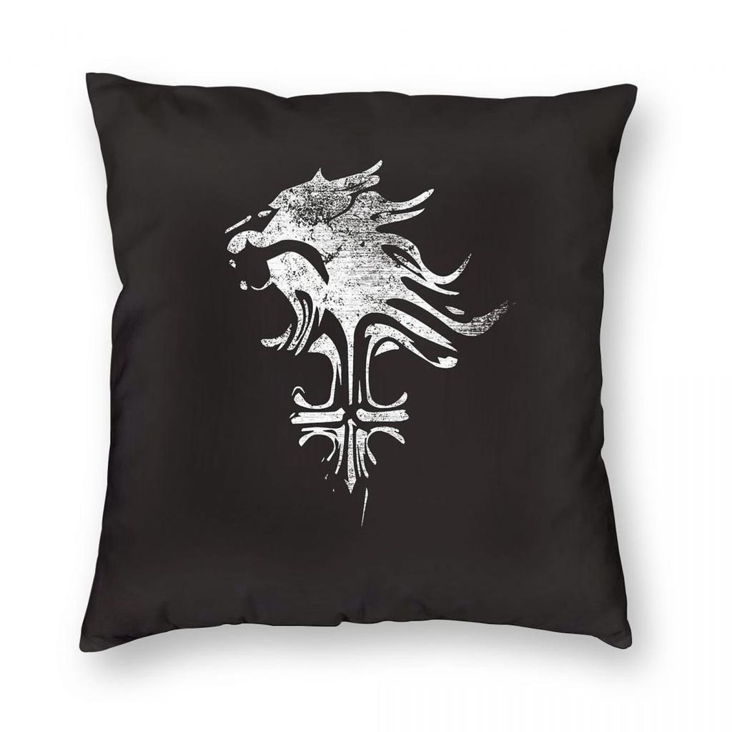 Lionheart Squall Leonhart Square Pillowcase Polyester Linen Velvet Printed Zip Decorative Pillow Case Room Cushion Cover