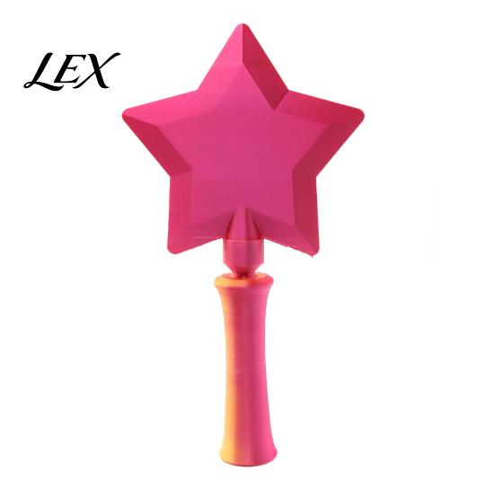 Adjustable Height QR Code Stand Christmas Tree Payment Wand, Novelty Tap Pay Telescopic Star Office Desk Accessories for Wand Card Holder, Fun