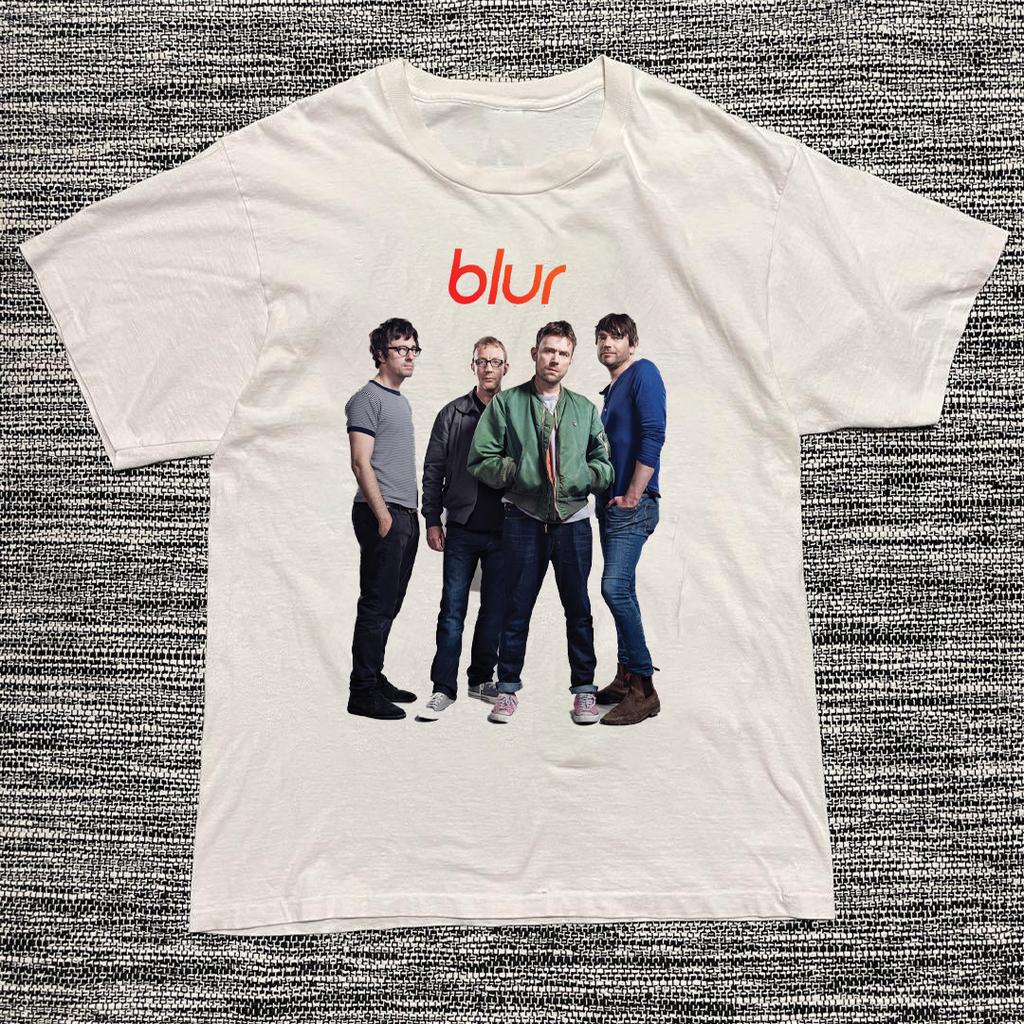 Blur Band 2025 Live Concert Gift Fan White All Size Tee Shirt KK95
