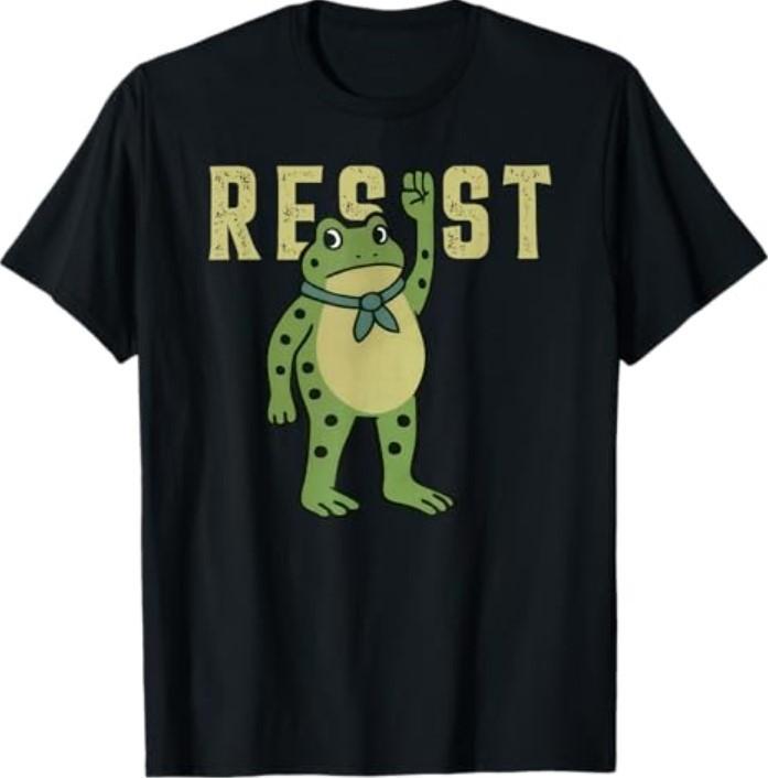 Resist Frog Portland Frog Protest for Men Women T-Shirt Unisex T-Shirt