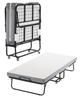 VEVOR Rollaway Bed, 38 in x 75 in Folding Bed with 4 in Mattress, Twin Size Foldable Bed with Sturdy Metal Frame & Memory Foam Mattress