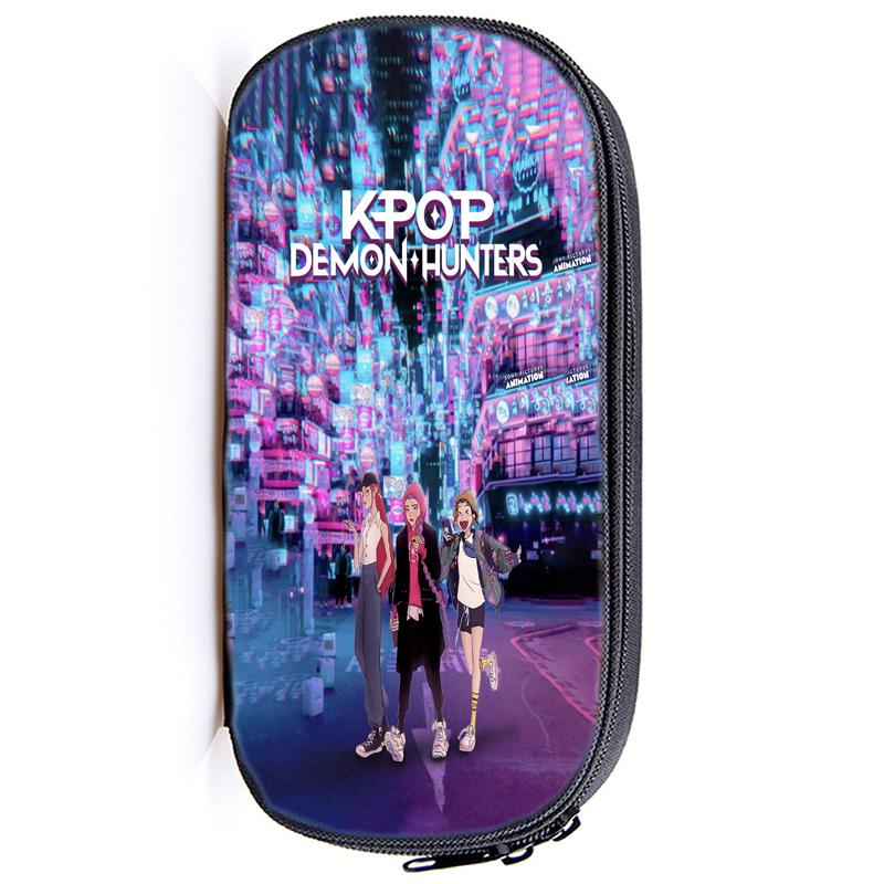 Пенал Huntrix Kpop Demon Hunters для студентов с несколькими отделениями