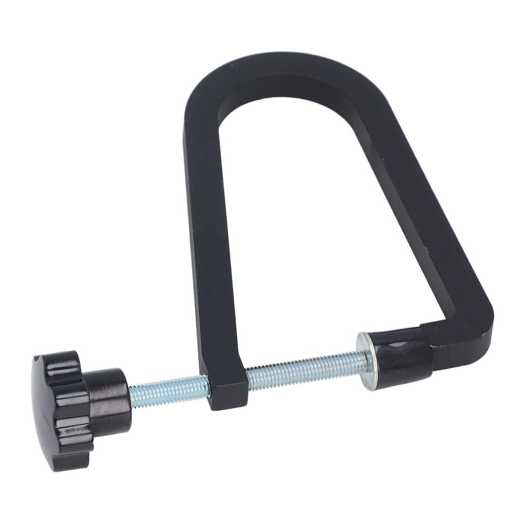 Acoustic Guitar Bridge Clamp Cast Steel Deep Throat U Clamp Folk Guitar Repair Tool R260 Black