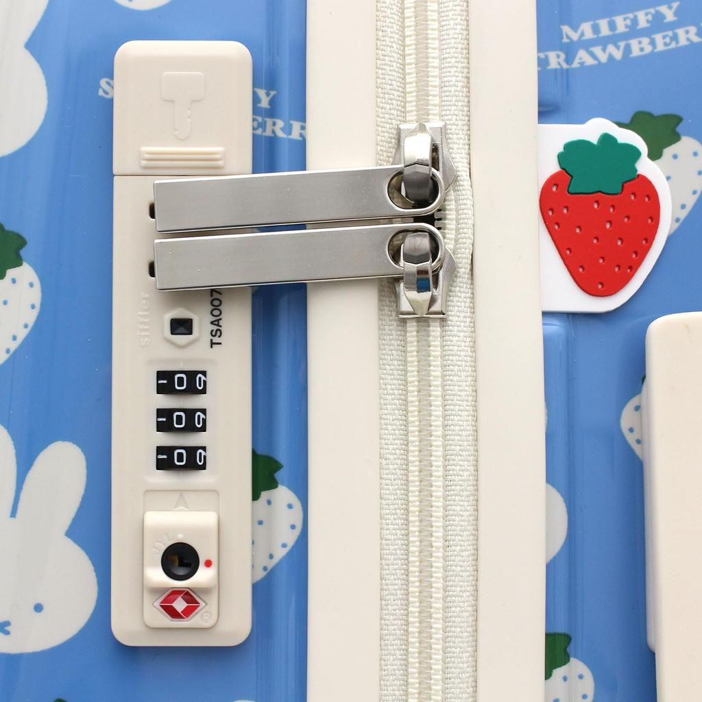 Чемодан miffy Face Design Размер HAP2249 30 л S Клубнично-синий [Hapitas] Ручная кладь 2,9 кг Размер