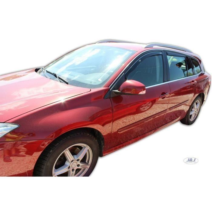 Дефлекторы воздуха - J&J AUTOMOTIVE - Heko - Тонированные - Renault Laguna 3 Grandtour - 2008-2014