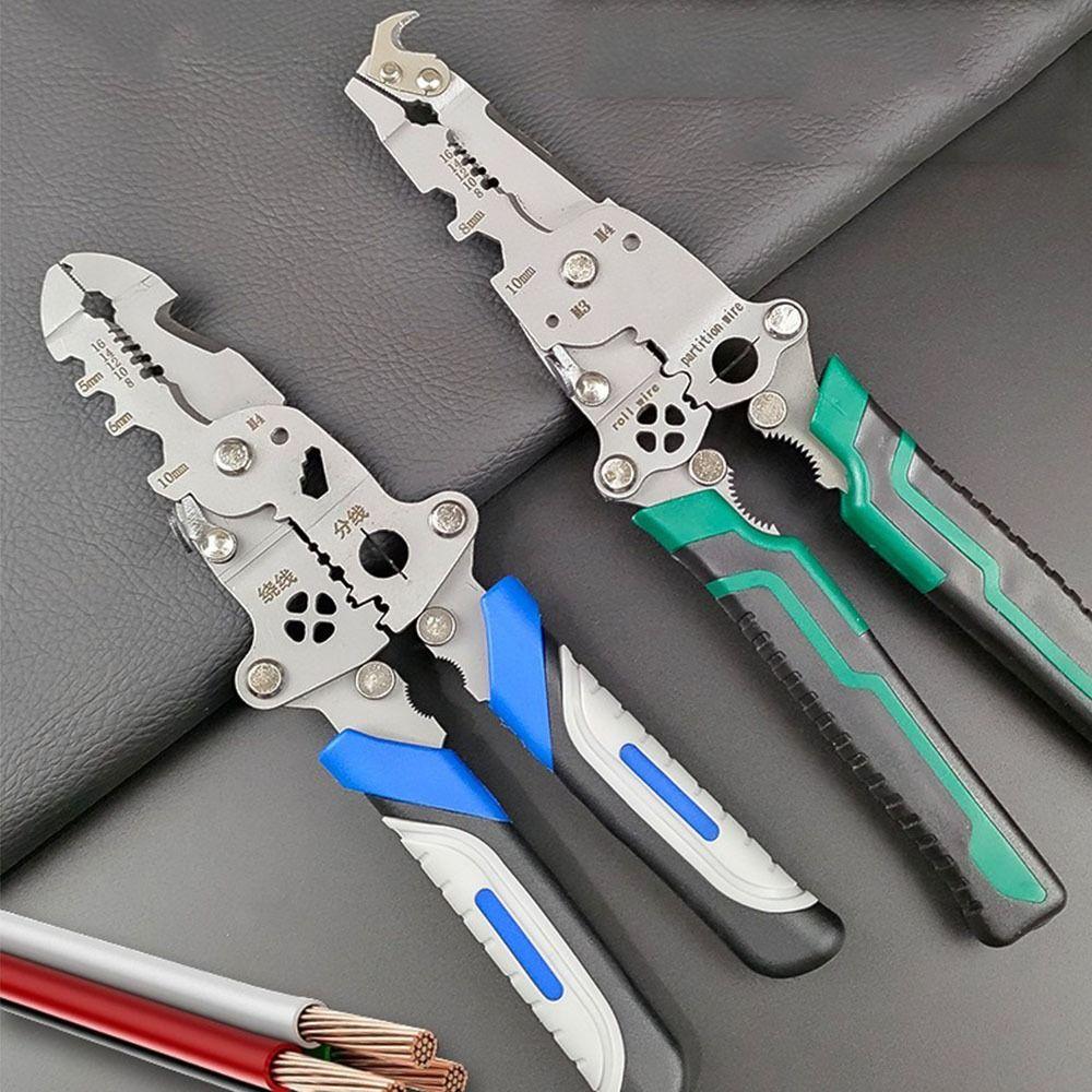 Износостойкий щипцы для обжима проводов, щипцы для резки кабеля, инструмент для зачистки кабеля, электрик