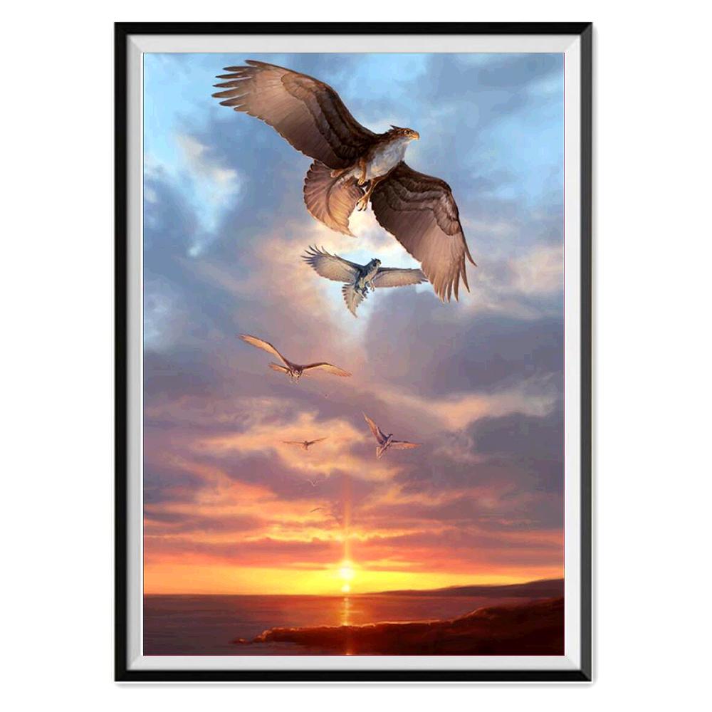 5D алмазная живопись «сделай сам», лесные животные, полный бриллиант, ручная работа, алмазная вышивка, мозаика, украшение для дома, гостиной, подарок