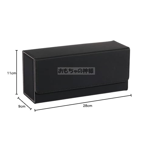 Toy God Trading Card Deck Case, Magnetic Removable Card Case, Leather Card Case Holder Storage (No Dice Compartment)
