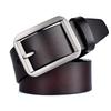 Belt Men'S Day Buckle Two-Layer Leather Belt Casual Antique Belt