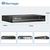 Techage 8CH HD 4MP POE NVR комплект системы видеонаблюдения H.265 цветная ночная уличная аудиозапись IP-камера P2P комплект видеонаблюдения