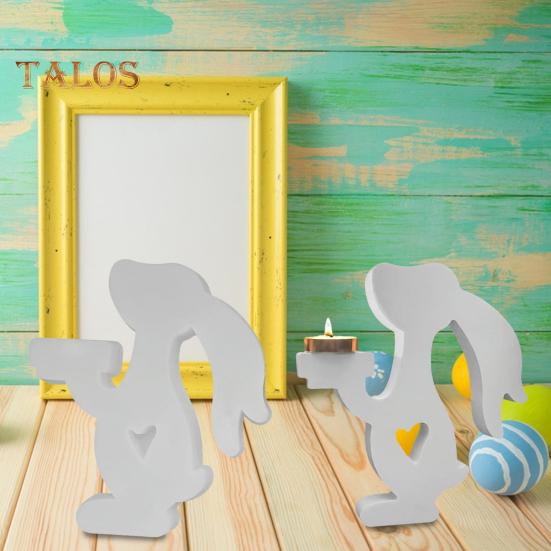 Силиконовая форма «Пасхальный кролик» для поделок своими руками Силиконовые формы «Кролик» для лепки из глины Легкосъемные литейные формы Многоразовые формы для мыла «Кролик»