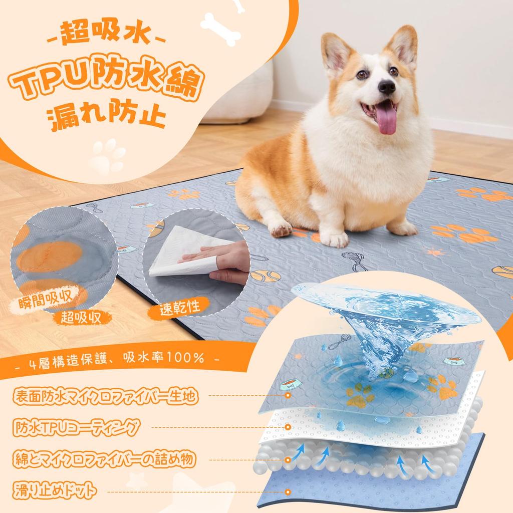 LOOBANI моющийся питомец супер питомец моющийся быстропротекающий туалет стильный милый кормящий жевательный туалет для домашних животных под домашним животным для нескольких подходит для простыней, впитывающих, ковриков,