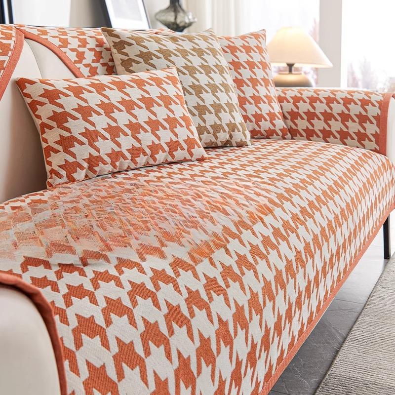 Light Luxury High-Grade Sofa Cushion Four Seasons Universal Non-Slip Leather Sofa Seat Cover Cover Dedicated Cover Towel