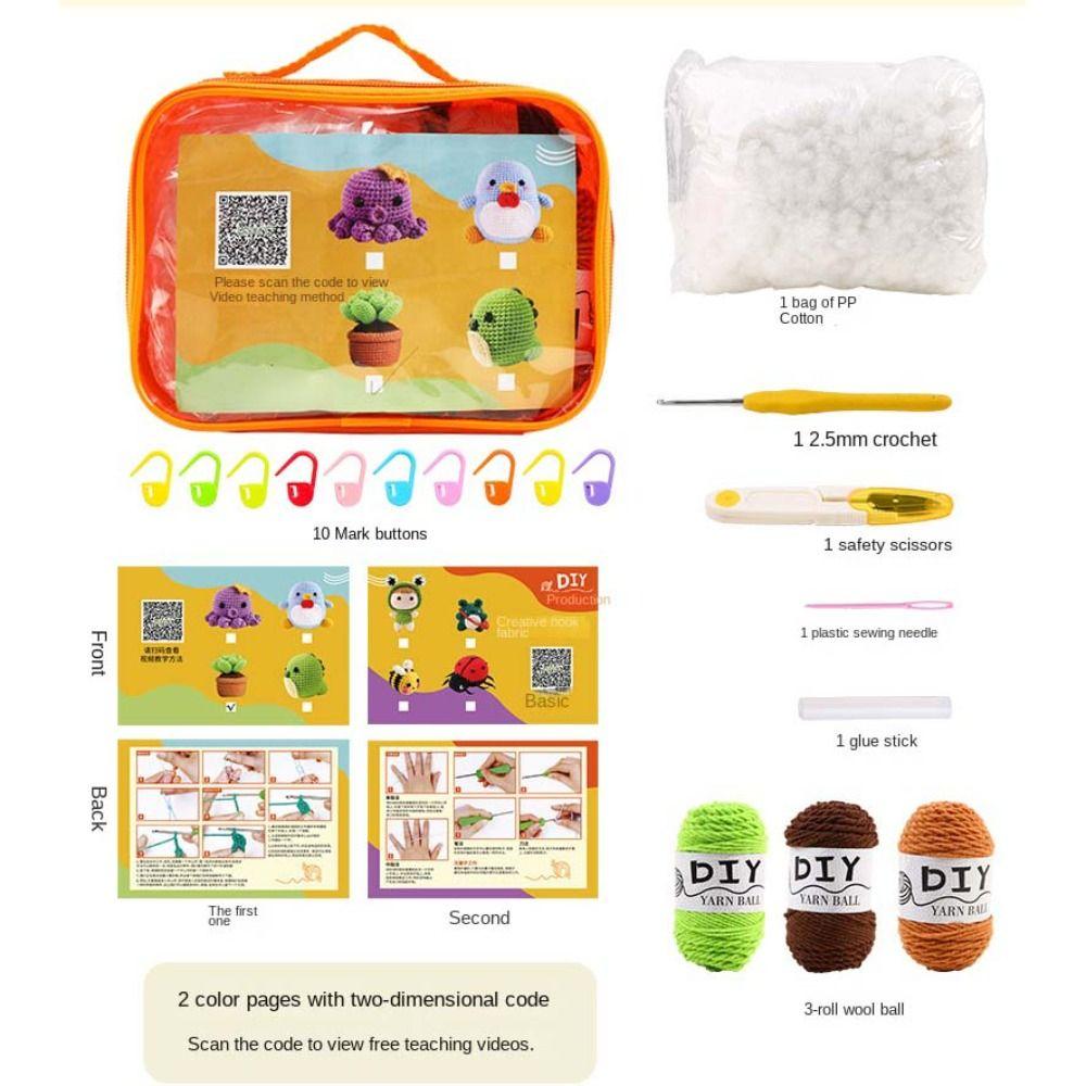 DIY Crochet Kit Handmade Hand Knitting Arts,Crafts & Sewing DIY Knitting Beginner