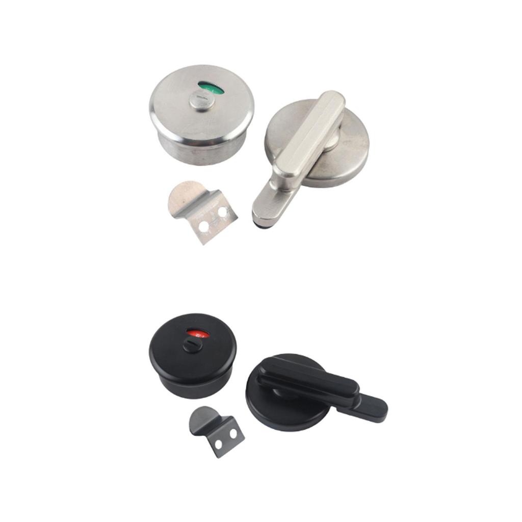 Bathroom Privacy Lever Lock Vacant Occupied Stainless Steel Chinese Character Portable Public Place Bathroom Door Privacy Lock