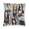 Подушка с принтом группы Babymonsters в стиле K-pop, чехол из мягкой ткани, декоративная наволочка для подушки, домашняя, квадратная, 40*40 см