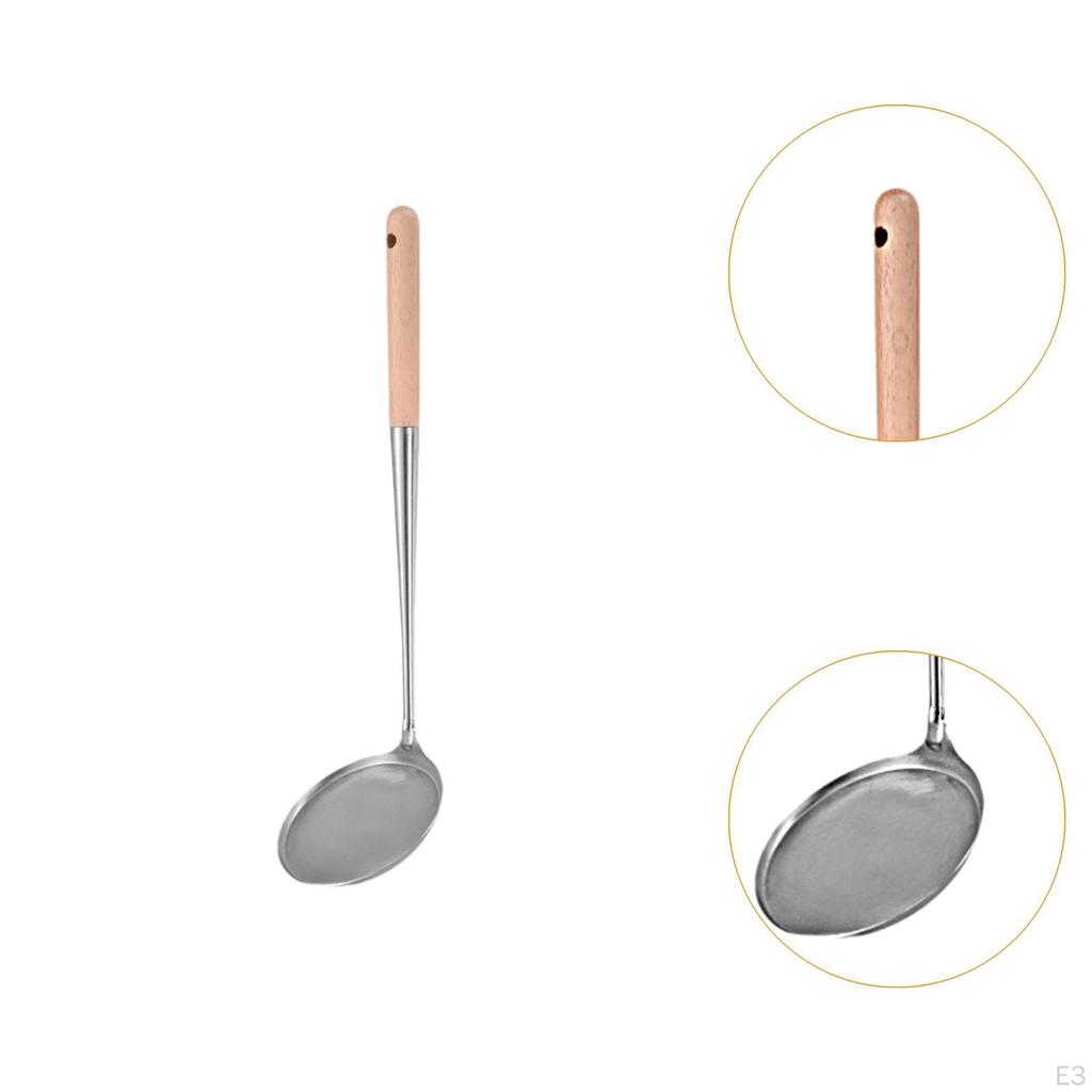 Ложка для жарки тортов Кухонная утварь Ручка с защитой от ожогов Простота использования Половник для приготовления розеток