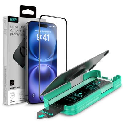 Закаленное стекло Esr Armorite для iPhone 16 Черный