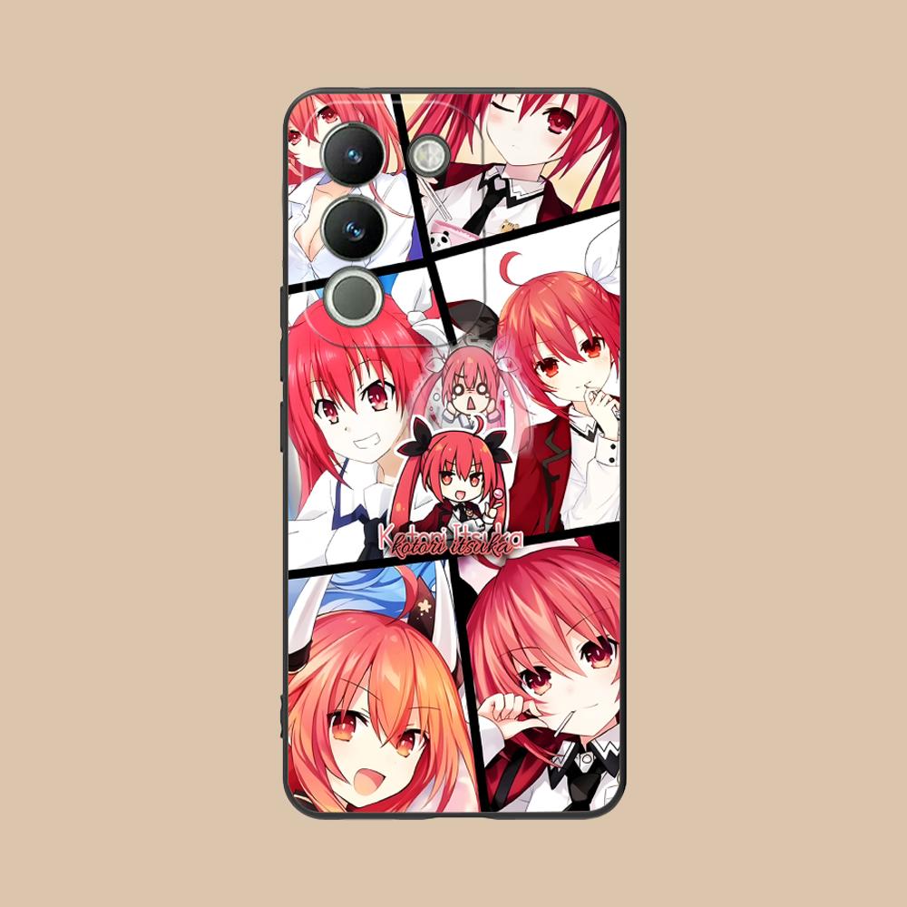 Чехол для мобильного телефона из ТПУ Date a Live Котори Ицука для VIVO V60 V50 V40 V30 V29 V27 V25 V23 Pro Lite 5G Цветной печатный чехол