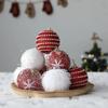 1 шт. 8 см рождественские подвесные шары блестящий шар елка легкий пенопластовый кулон новогодний домашний декор