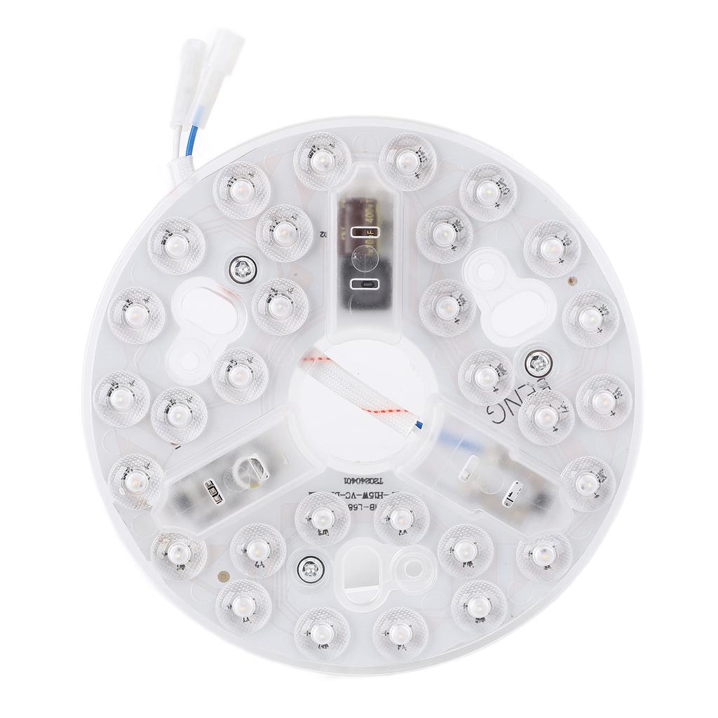 5.3 Inch Ceiling Fan LED Light Replacement 3000K 4200K 6500K 3 Color Temperature 15W Round LED Light Retrofit Kit 95 To