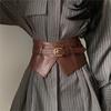 Women's Wide Leather Corset Belt 2024: Elegant Dress & Outerwear Accessory