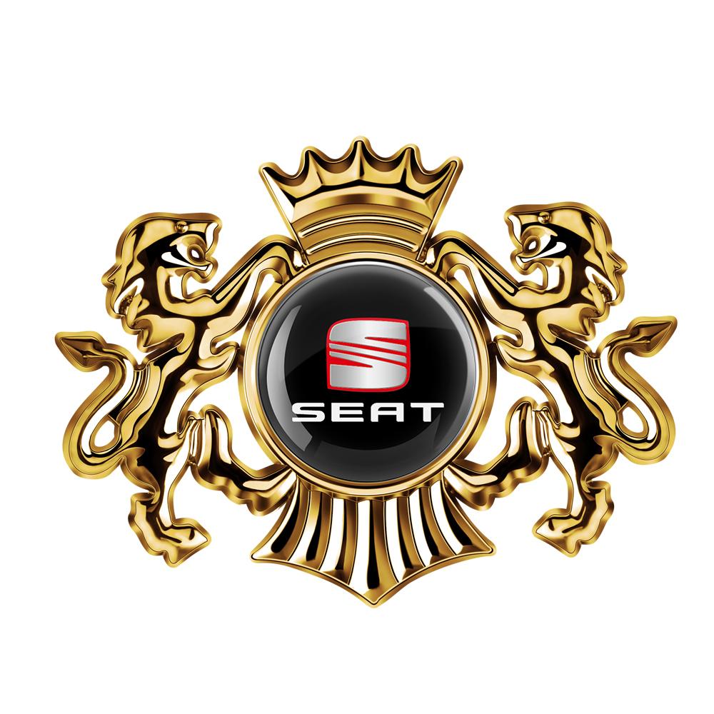 For Seat Leon Mk1 Ibiza 6j Ateca Altea Arosa Ahambra FR Toledo Exeo 1/2Pcs Car Metal Logo Side Window Body Fender Badge Stickers
