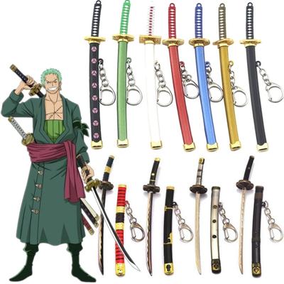 Мини-аниме убийца демонов меч брелок Катана Призрачный клинок металлический кулон брелоки оружие косплей игрушка E56F