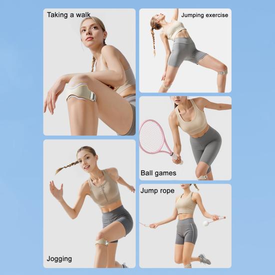 Силиконовый ремешок на колено с надколенником, регулируемый, мужской, женский, для спорта, тенниса, баскетбола, бега, для облегчения боли в колене, поддержка сухожилия надколенника, стабилизатор, наколенник