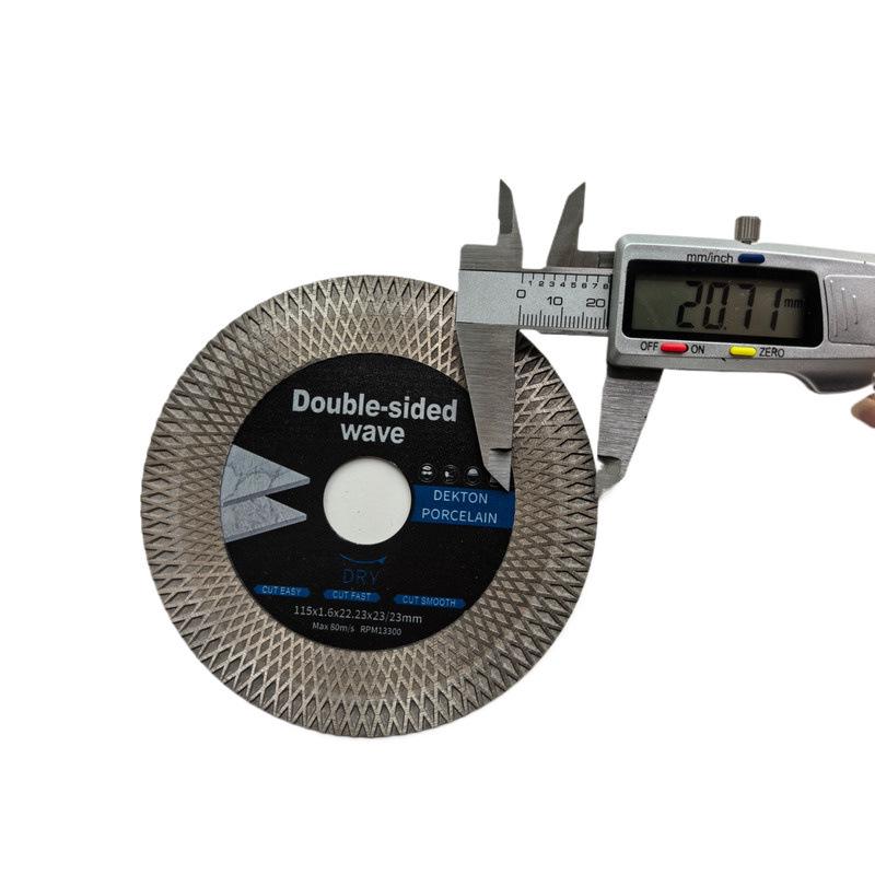 Ultra-Thin 125mm Ceramic & Marble Cutting Disc - Double-Sided Angle Grinder Blade