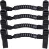 4 X Ручки на дугу безопасности для Jeep Wrangler YJ TJ JK JKU JL JLU Sports Sahara Freedom Rubicon X & Unlimited 1955-2024 2025 (черный)