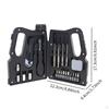 21 Pieces Hardware Tool Set Premium DIY Sturdy Multifunctional Hand Kit