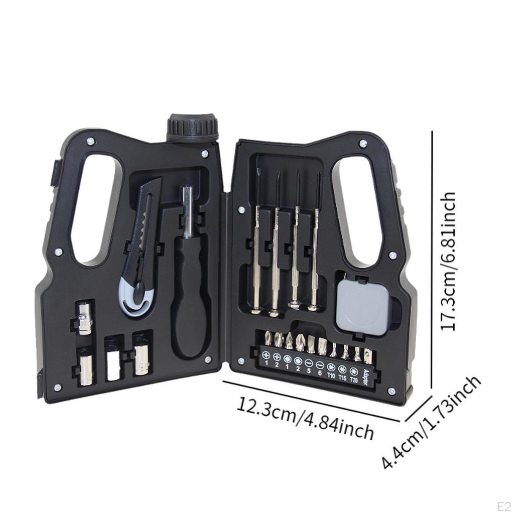21 Pieces Hardware Tool Set Premium DIY Sturdy Multifunctional Hand Kit