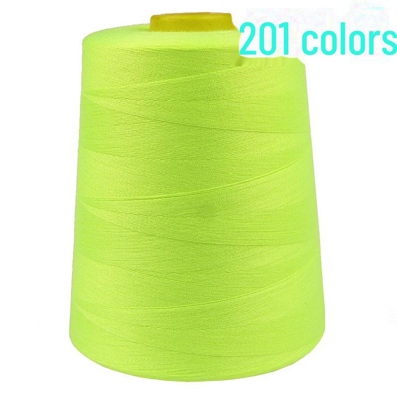 402 High-Speed Polyester Sewing Thread, 8000 Yards, Black & White for Industrial Sewing Machines