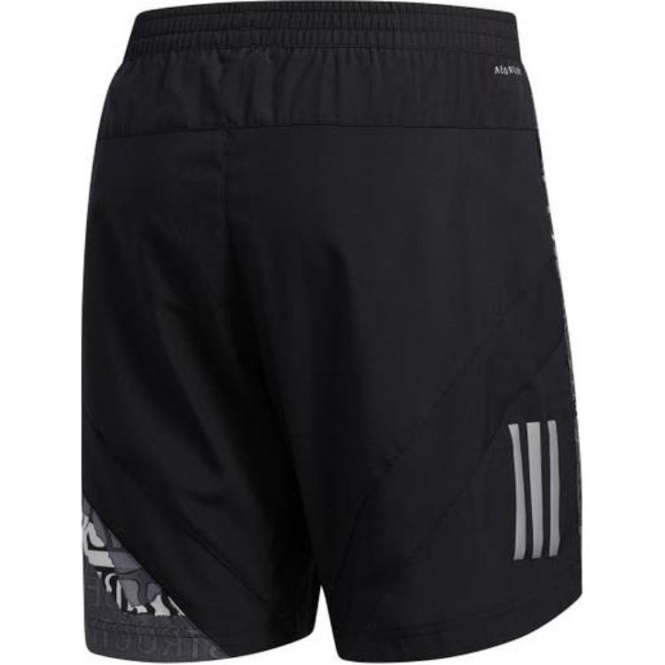 adidas Влагоотводящие Дышащие Эластичные Спортивные Шорты Мужские шорты Черный Серый ED9283