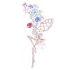 Alloy Flower Fairy  Brooch Pin Women Lady Clothes Decoration