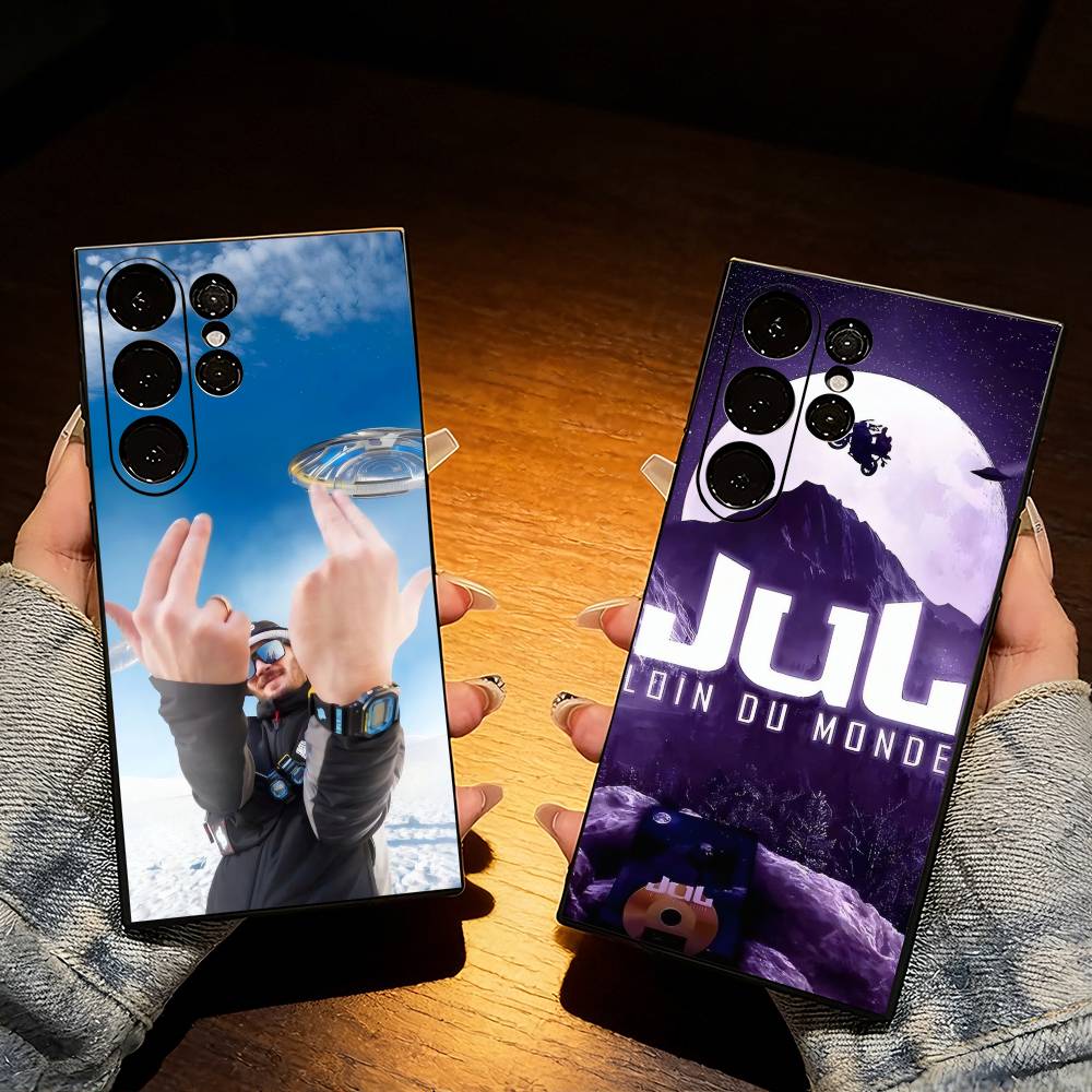 Чехол для телефона La Machine J-JUL-S Rapper 13Flow Для Samsung S25,S24,S21,S22,S23,S20,Ultra,S26,Plus,Fe,Note,5G Черная крышка