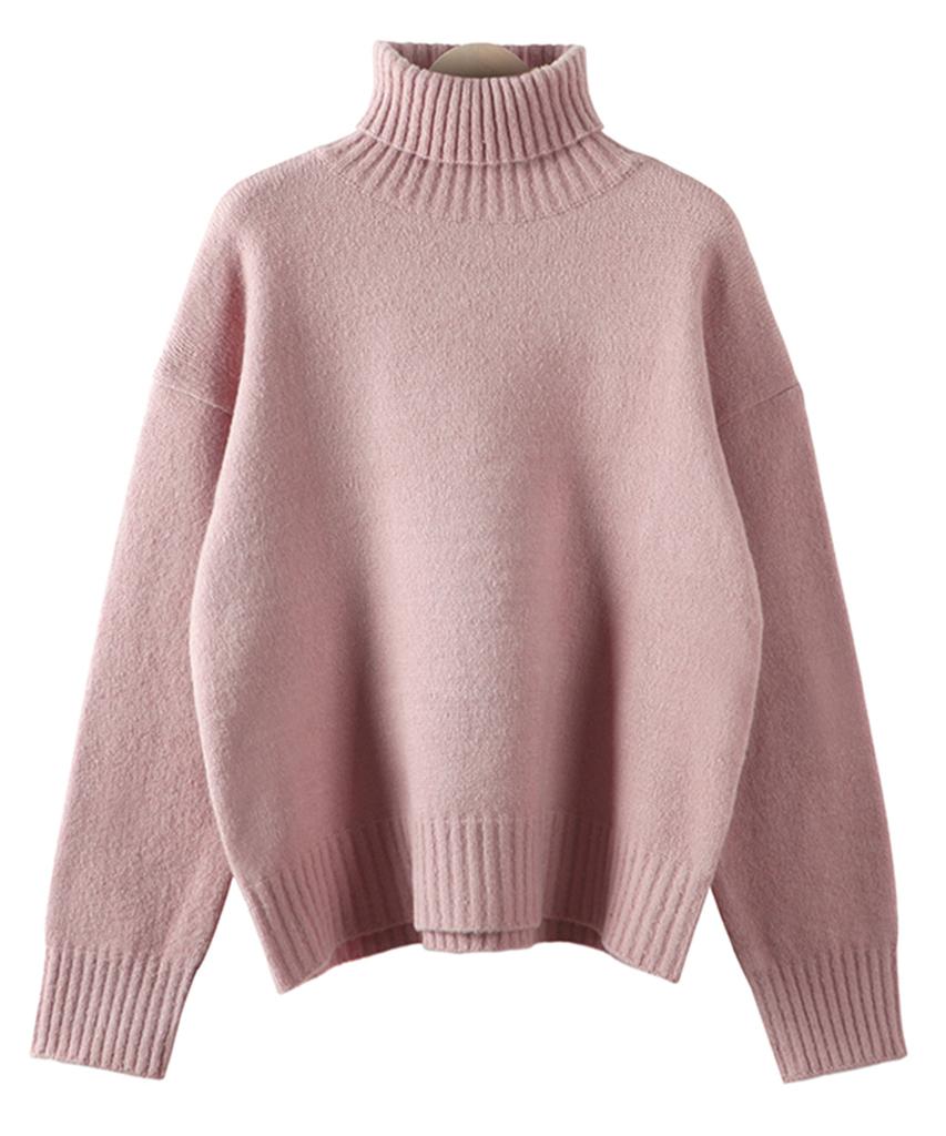 BLOND9 Aps Knit Turtle Neck Sweater [4 Colors]