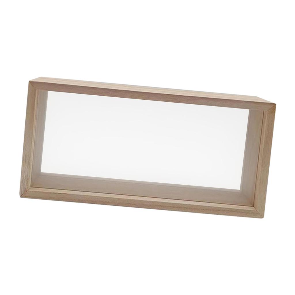 Шкатулка-рамка для фото с засушенными цветами Рамка для фото Деревянная шкатулка-витрина для засушенных цветов На память Цветы Медаль Награда Искусство