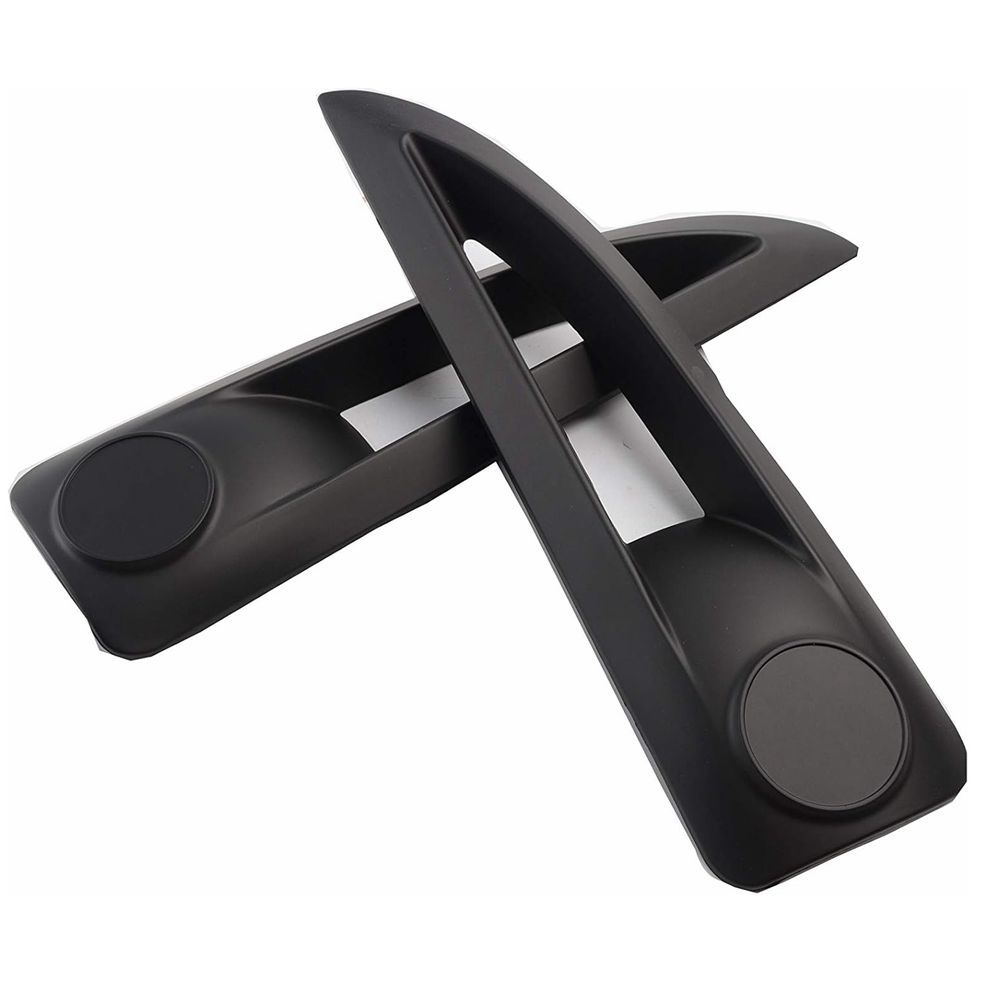 Пара накладок на боковые воздухозаборники капота, АБС-пластик, отделка под углеволокно, матовый черный для Jeep Wrangler JK JKU Unlimited Rubicon 2007-20