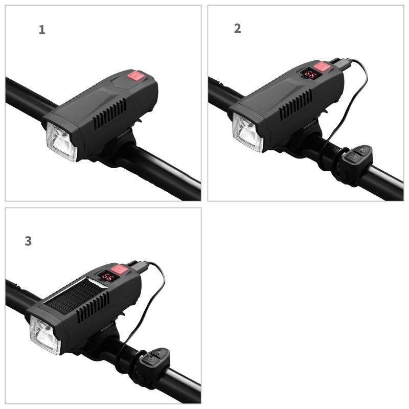 Bicycles Front Lamp Cycling Head Lamp Head Light Rechargeable Bike Front Light Watertight Bicycles Handlebars Flashlight